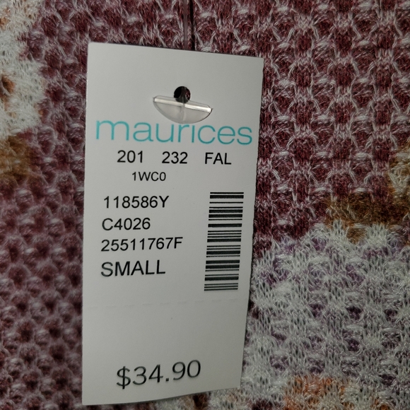 Floral Maruices cardigan. Size small. - Picture 2 of 2